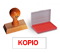 Puuvartinen varastoleimasin "KOPIO"