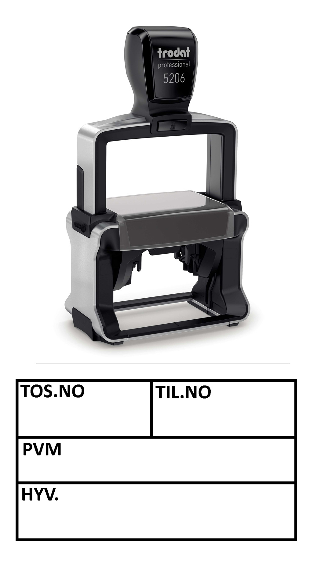 <b>Tiliöintileimasin Trodat 5206 V0.1</b>