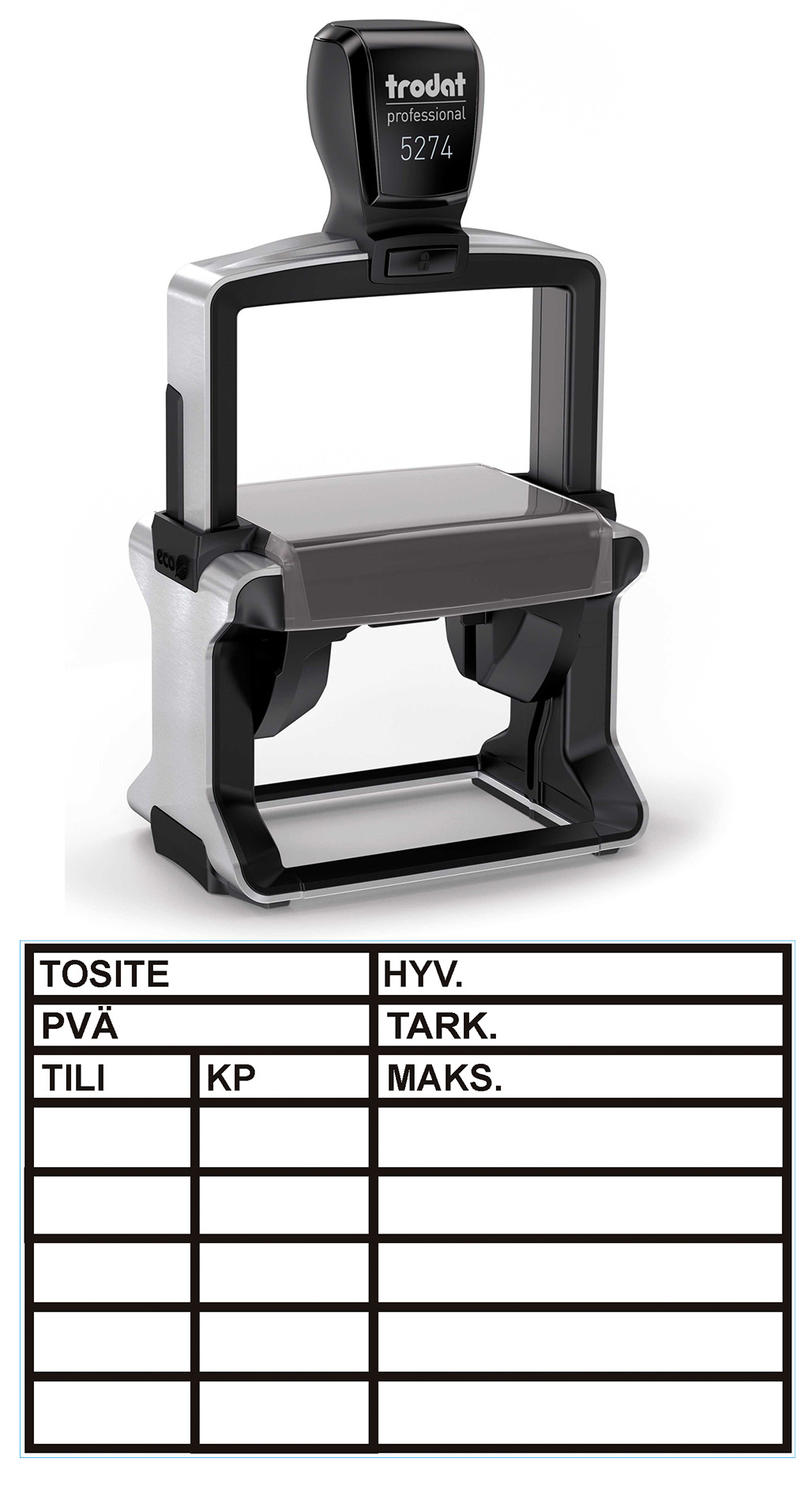 <b>Tiliöintileimasin Trodat 5274 V1.6</b>