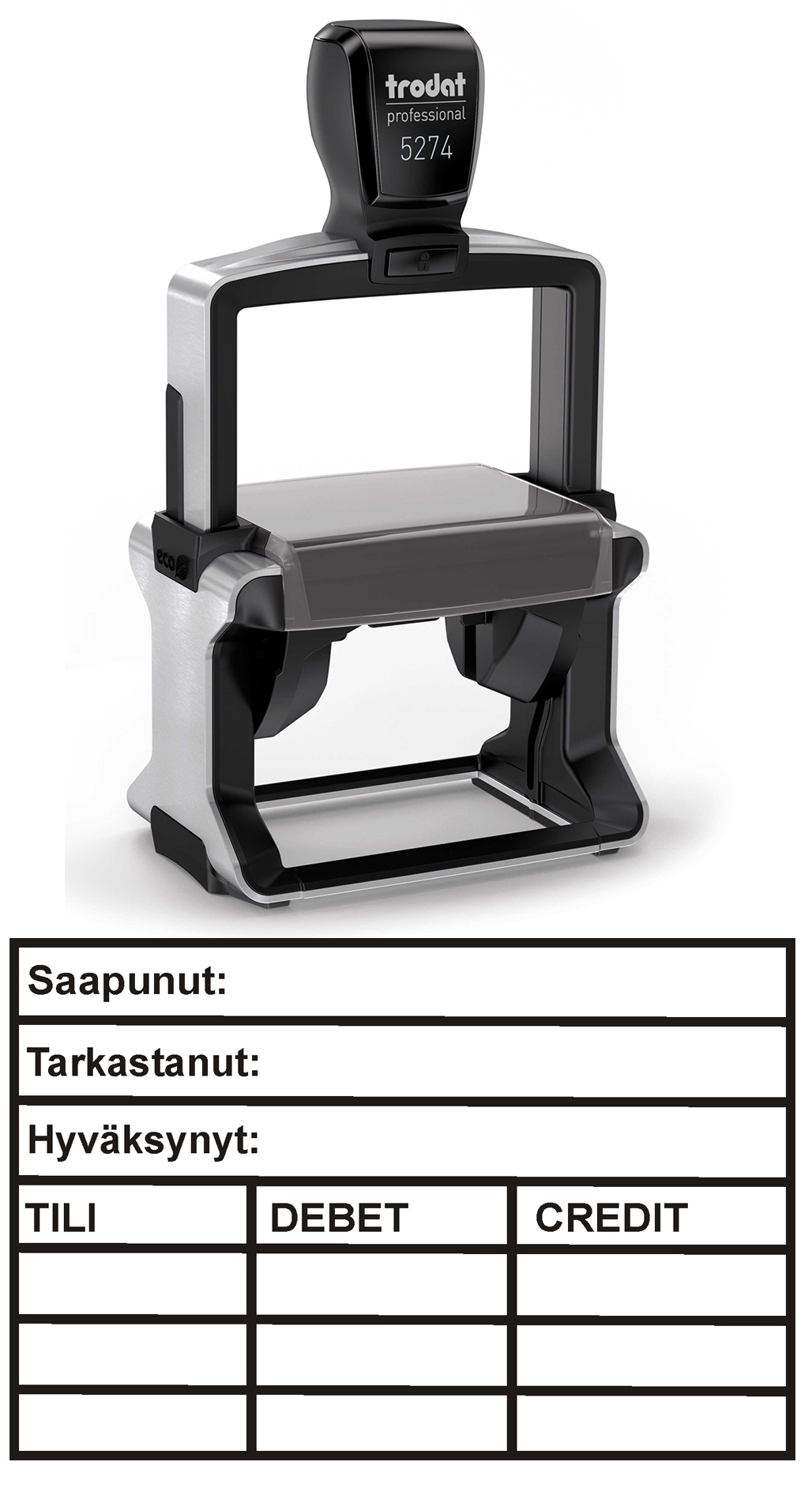 <b>Tiliöintileimasin Trodat 5274 V1.7</b>
