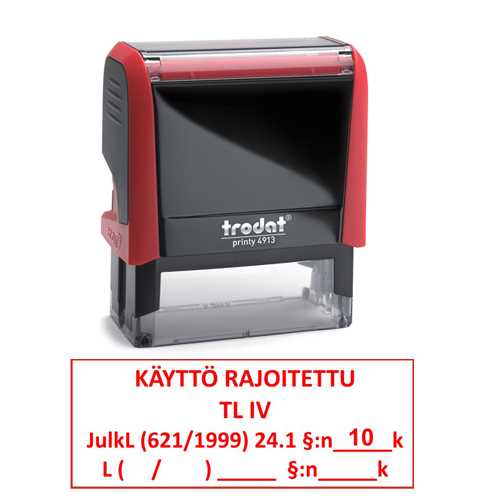 Printy 4913 - Käyttö rajoitettu