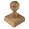 Puuvartinen kumileimasin 50 x 50  mm