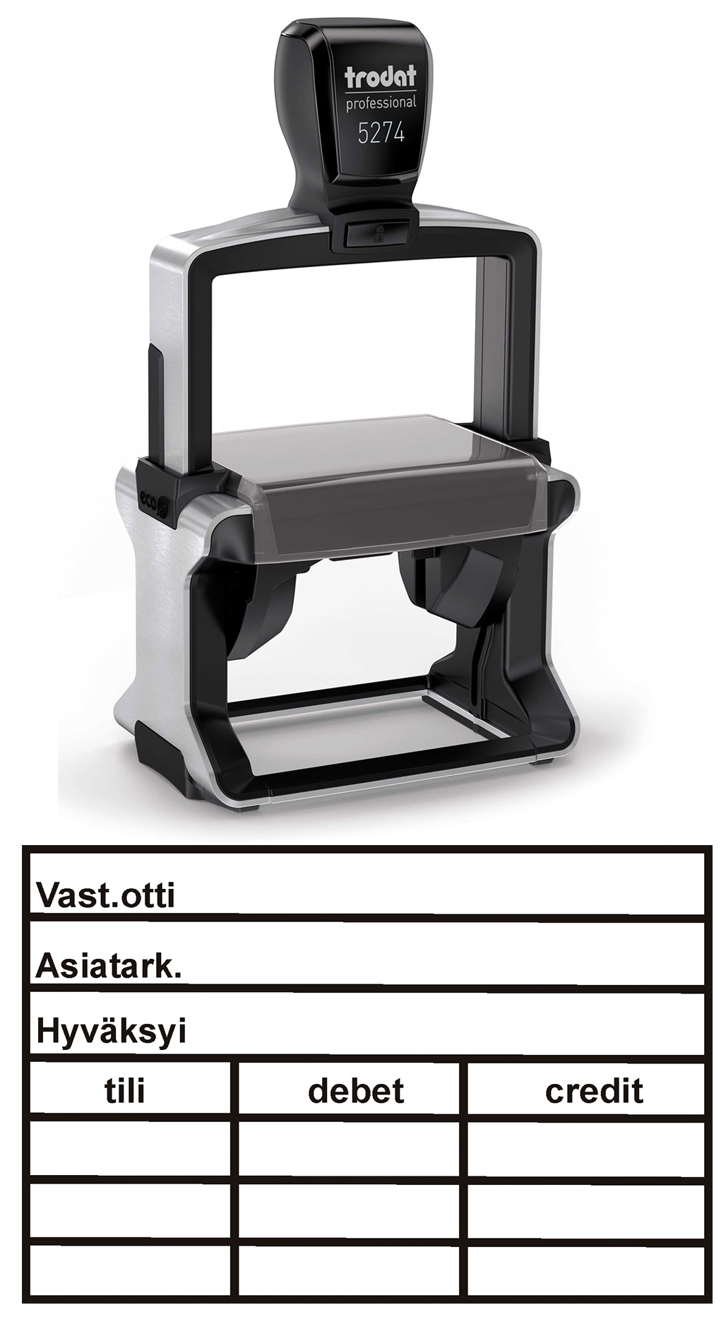 Trodat 5274 V1.4 Konteringsstämpel