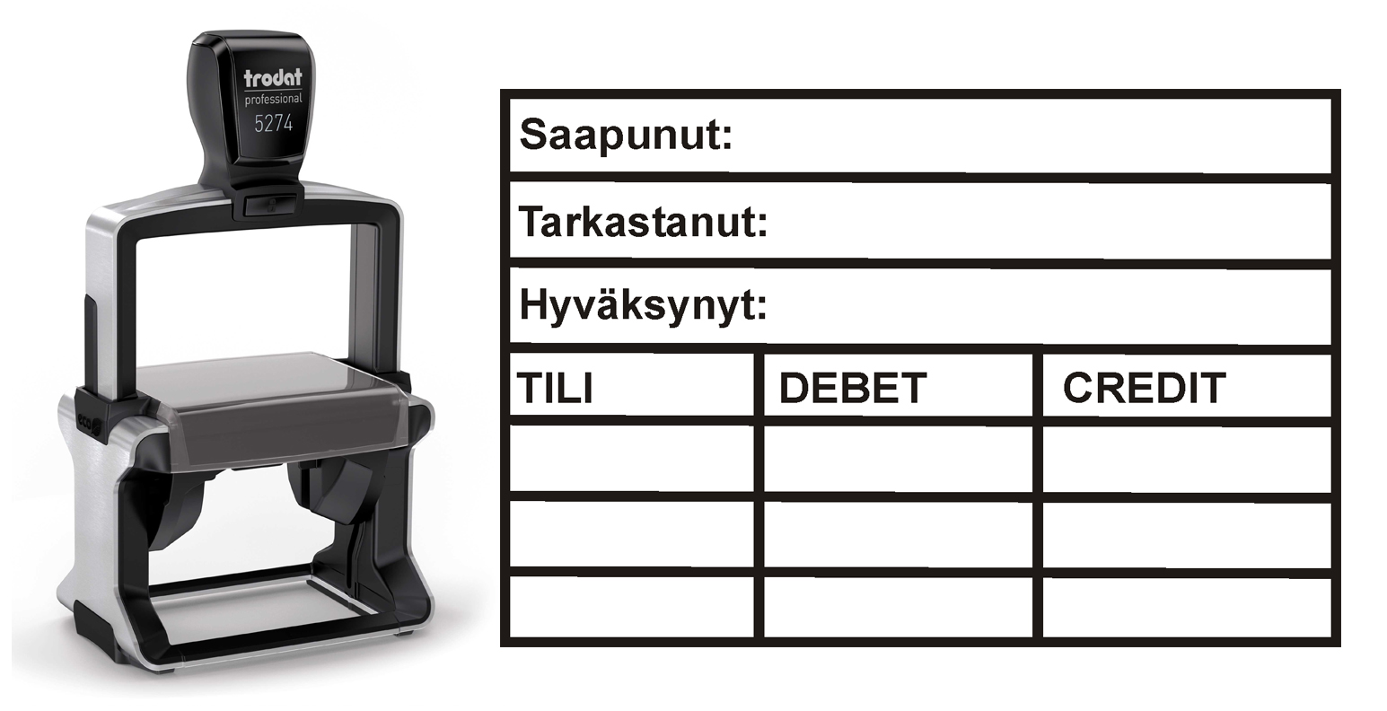 Trodat 5274 V1.7 Konteringsstämpel